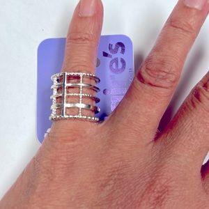 Claire’s Silver Toned Ring Size 7.  “3 for $20”